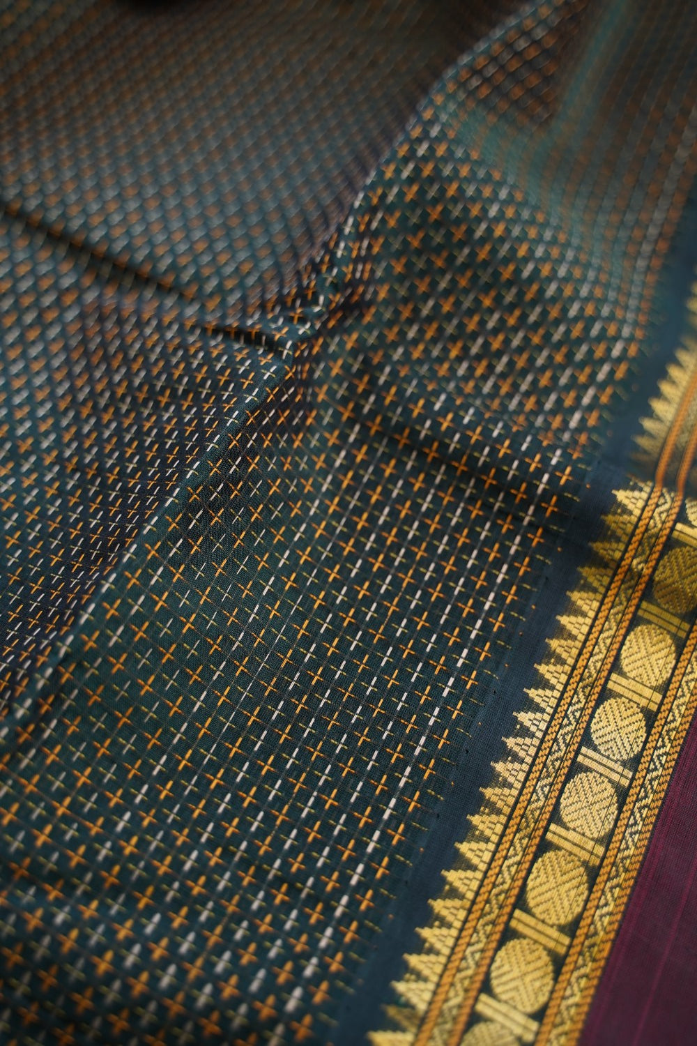 Kanchi Handloom Silk Cotton Saree PC16778