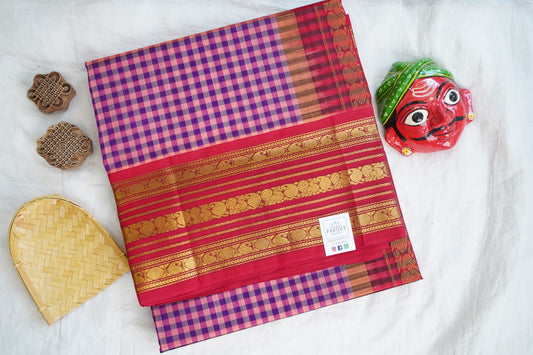 Kanchi Handloom Silk Cotton Saree PC16702