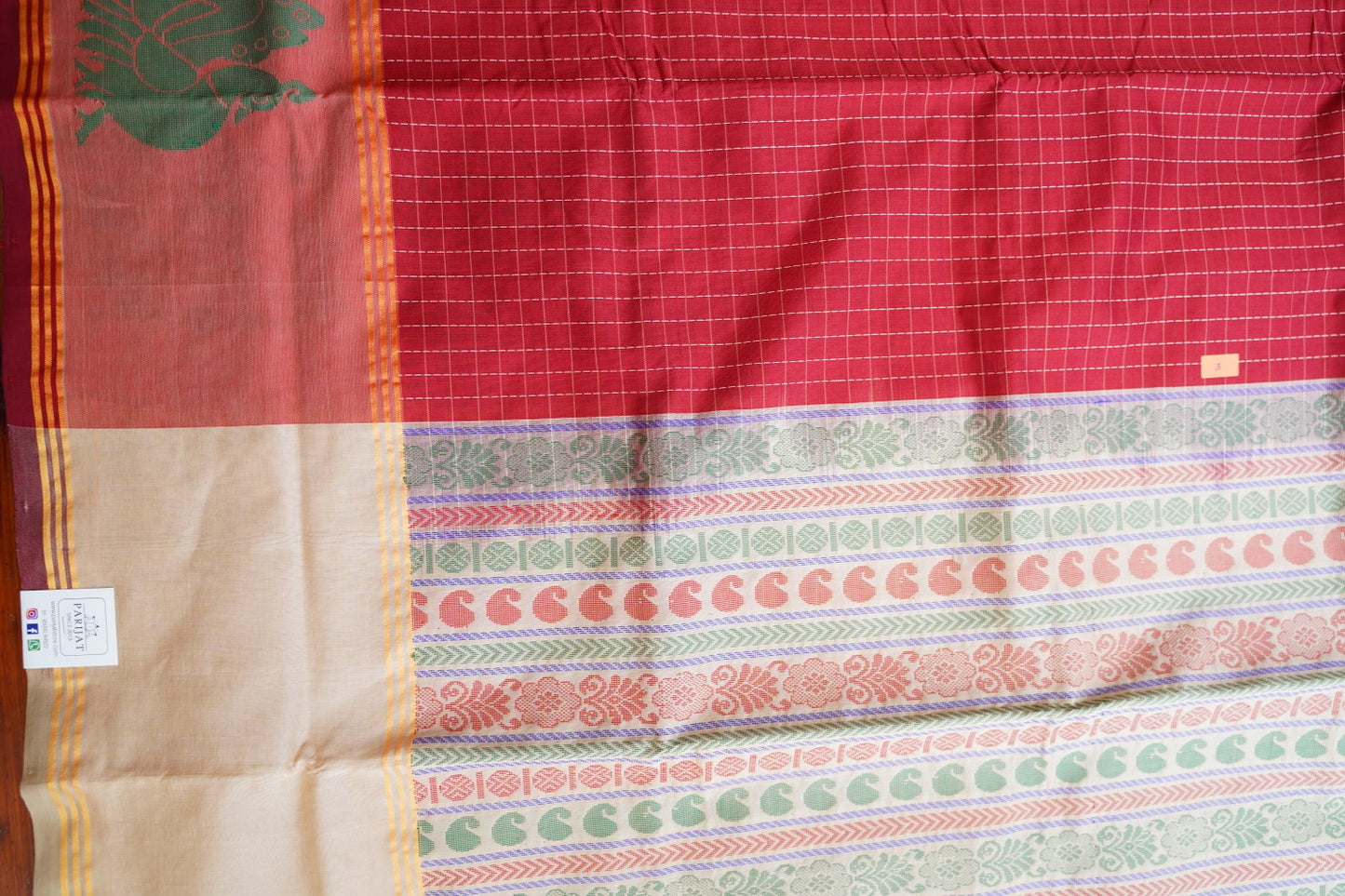 Kanchi Semi Silk Cotton Saree PC15484