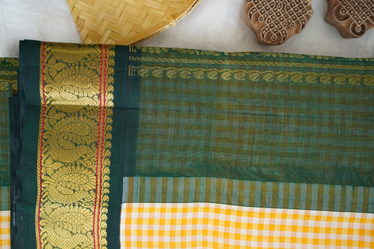 Kanchi Handloom Silk Cotton Saree PC16698