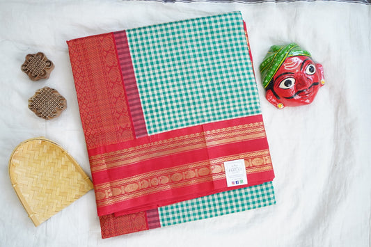 Kanchi Handloom Silk Cotton Saree PC16699