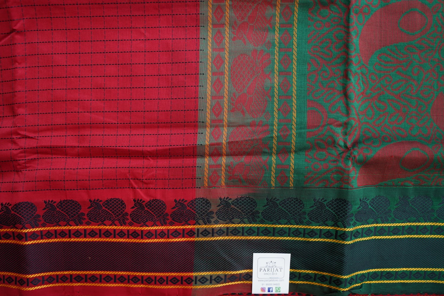 Kanchi Semi Silk Cotton Saree PC15482