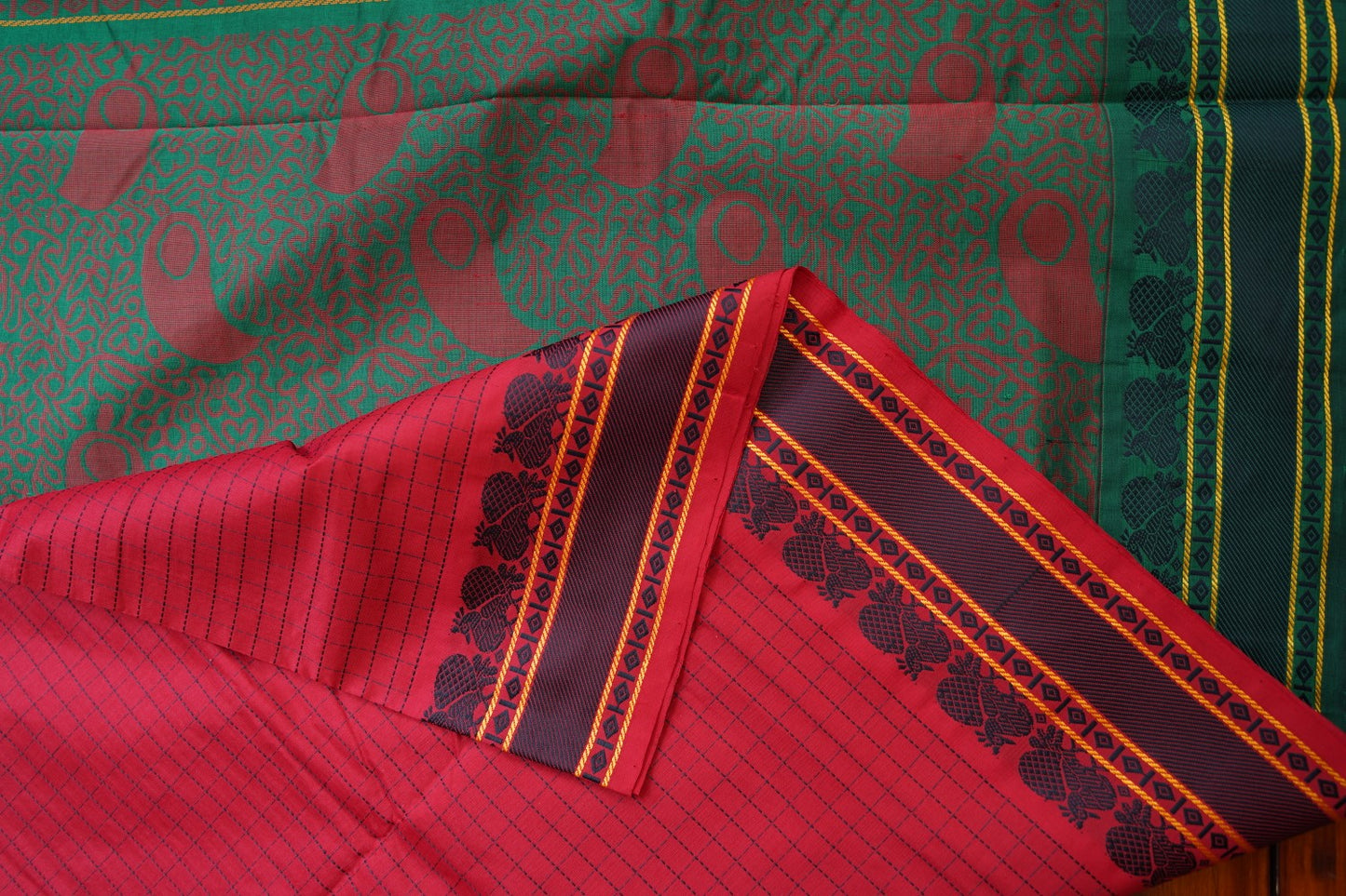 Kanchi Semi Silk Cotton Saree PC15482