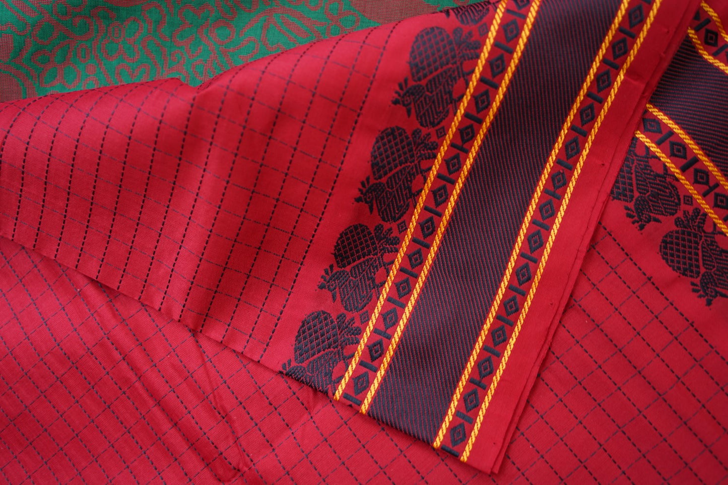 Kanchi Semi Silk Cotton Saree PC15482