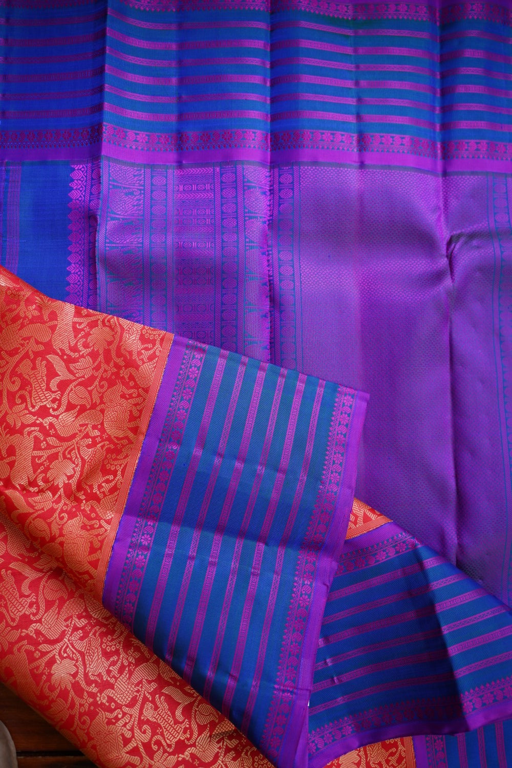 Pure Kanchi Vanasingaram Silk Saree PC12888