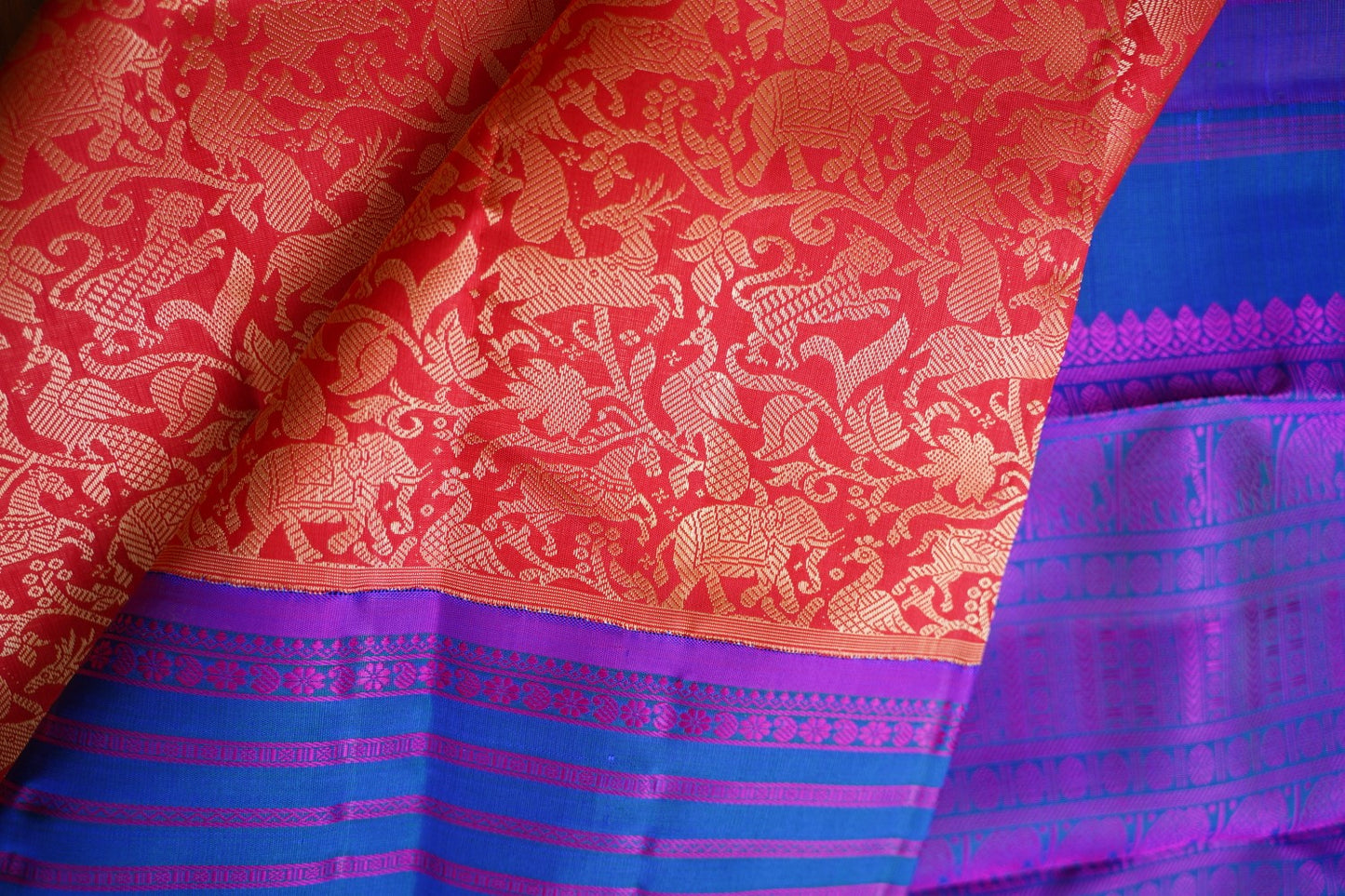 Pure Kanchi Vanasingaram Silk Saree PC12888