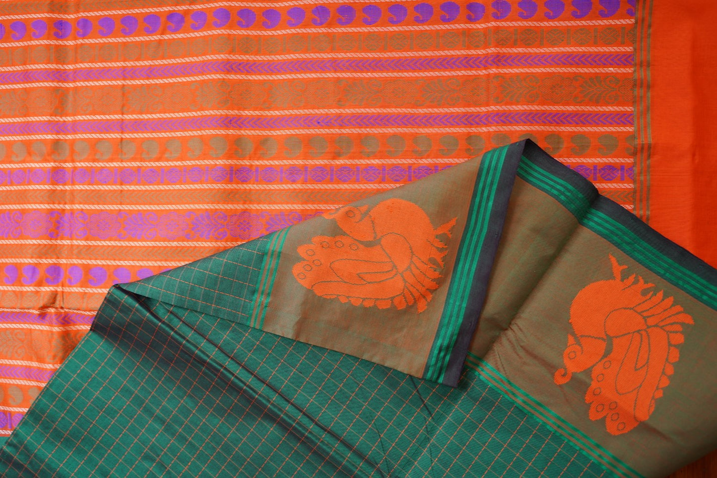Kanchi Semi Silk Cotton Saree PC15475