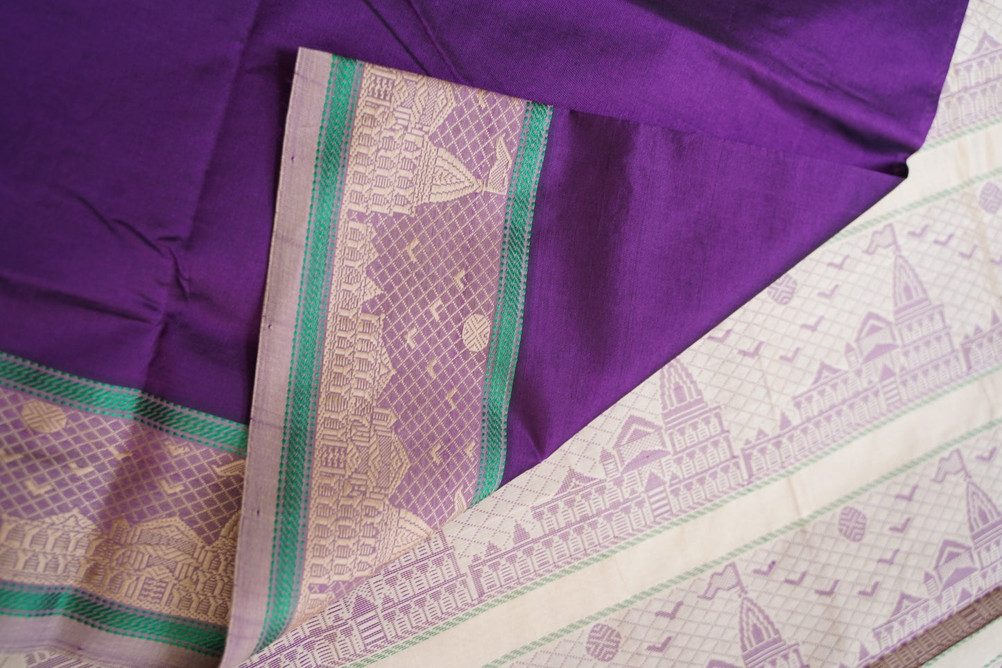 Kanchi Semi Silk Cotton Saree PC15476