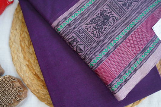 Chettinad handloom Cotton Saree Pc13556