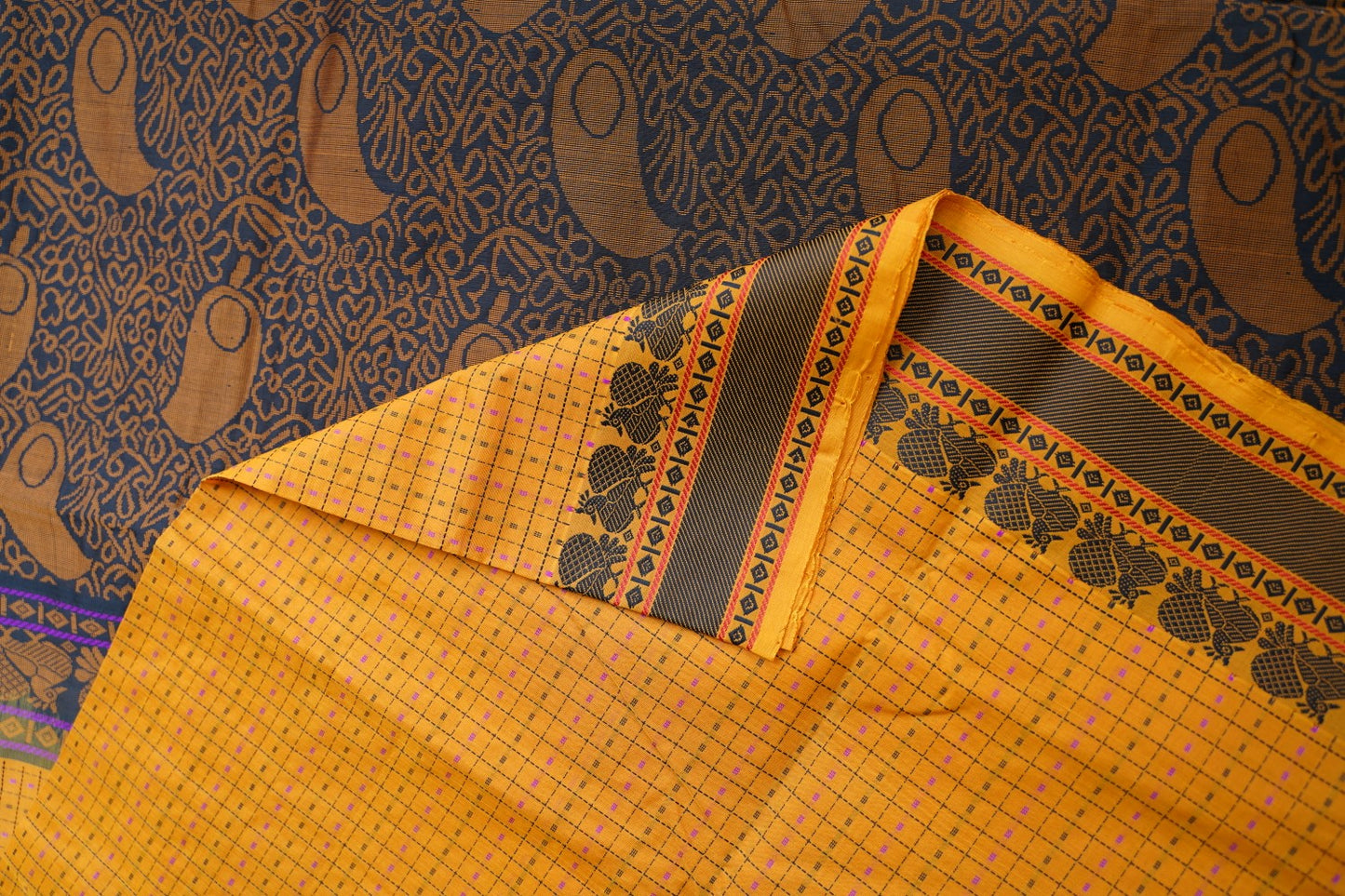 Kanchi Semi Silk Cotton Saree PC15478