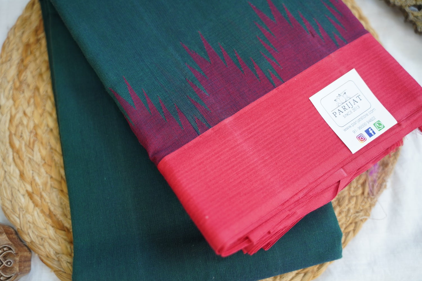 Kanchi handloom Cotton Saree PC14364