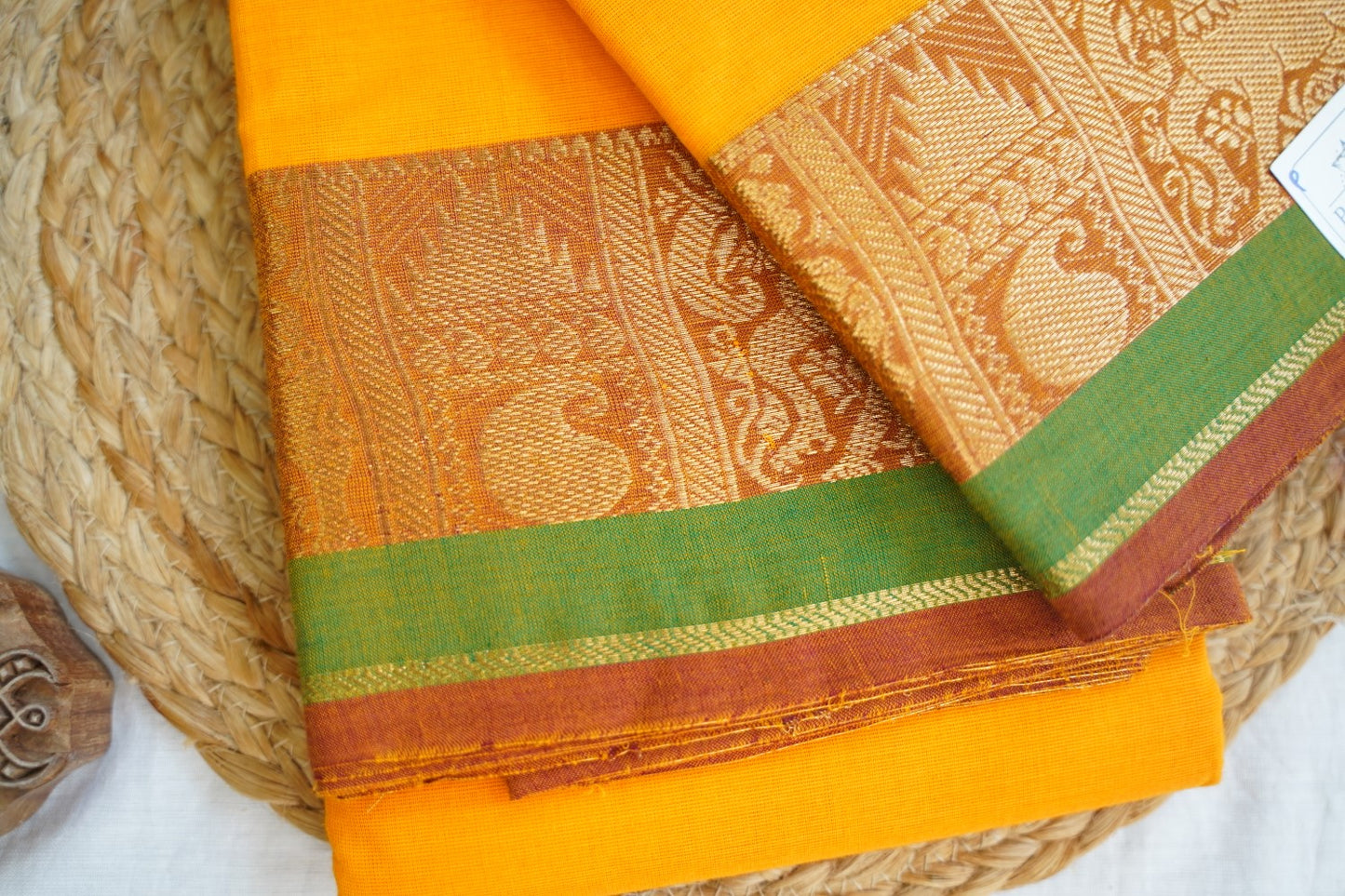 Chettinad handloom Cotton Saree Pc4070