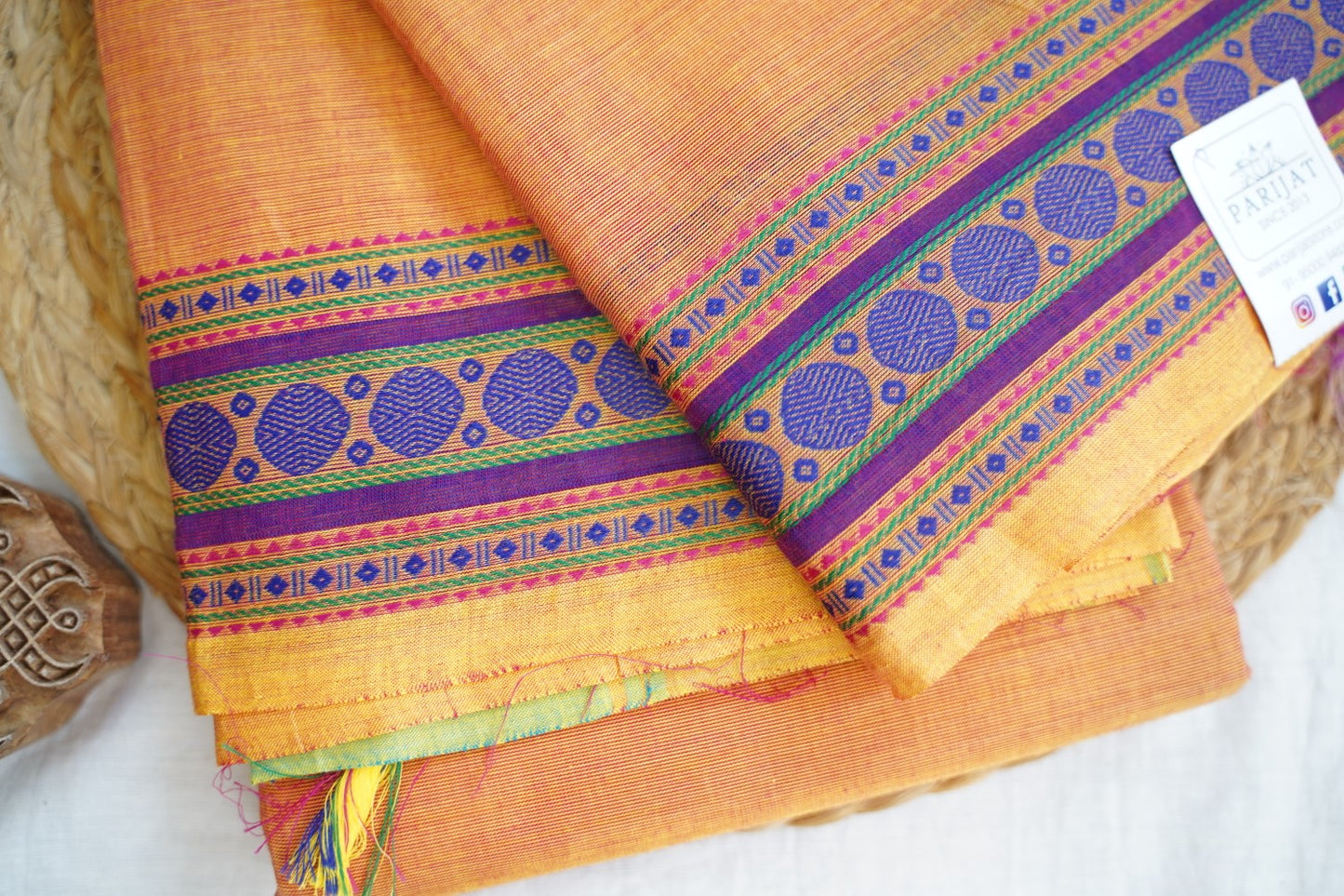 Chettinad handloom Cotton Saree Pc13375