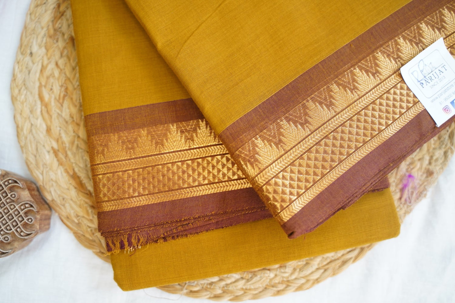 Chettinad handloom Cotton Saree Pc1563