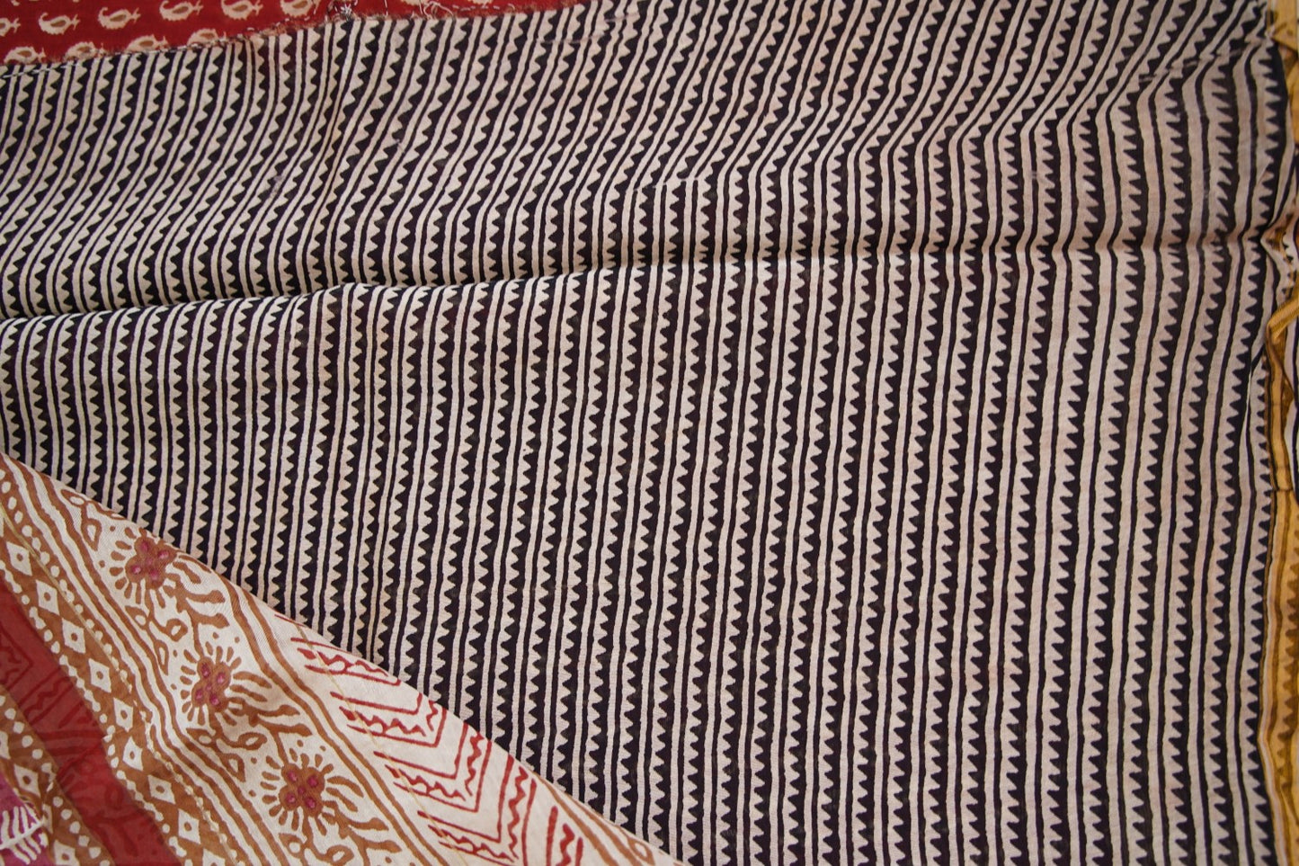 Block Printed Chanderi Saree PC15482