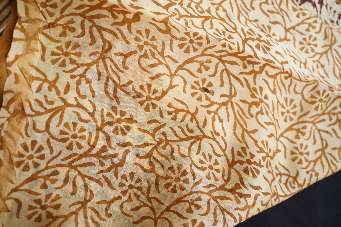 Block Printed Chanderi Saree PC15490