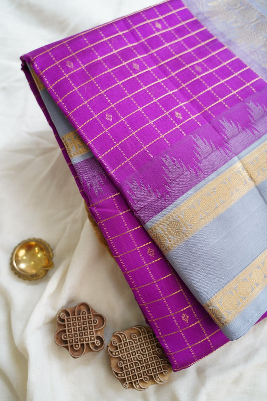 Kanchi Handloom Silk Cotton Saree PC15527