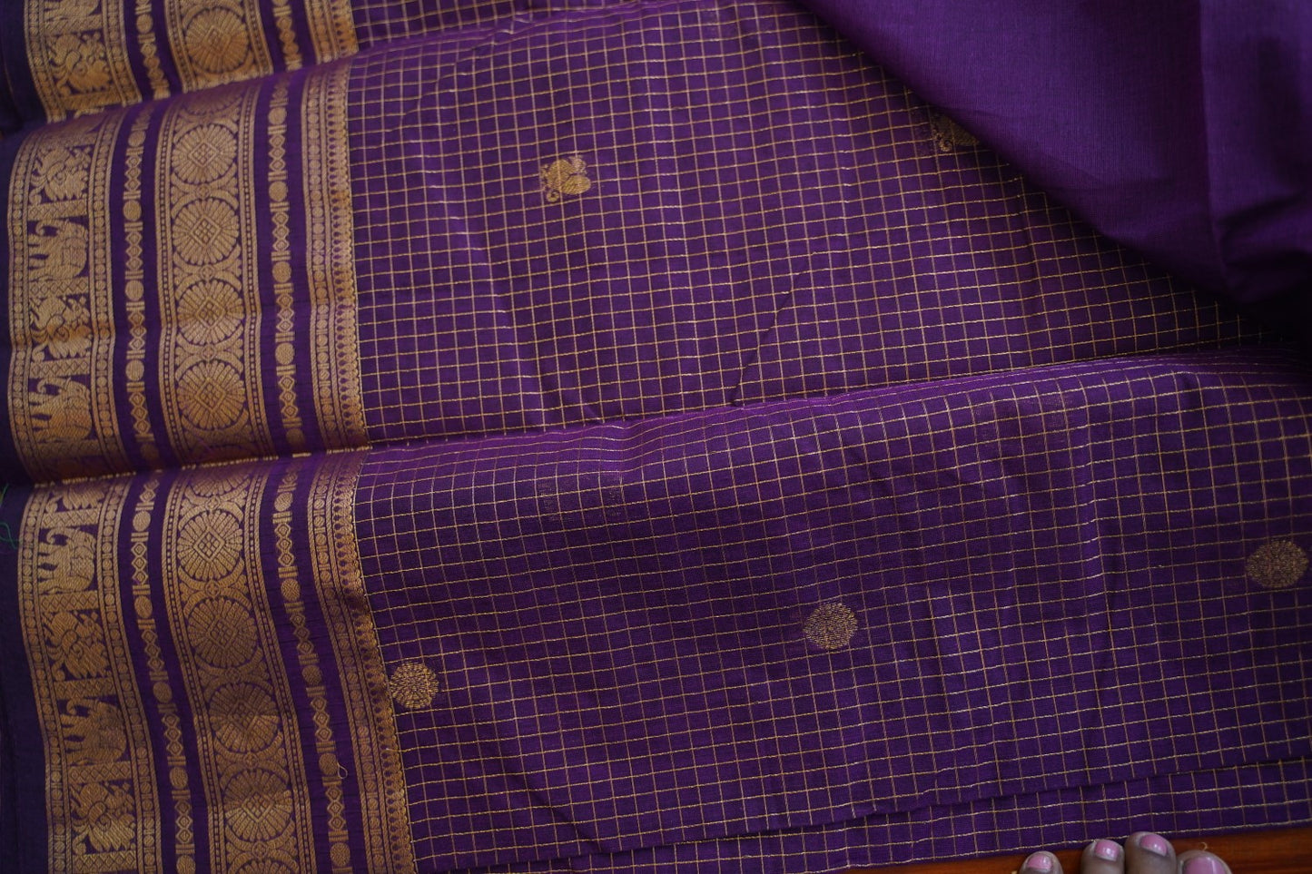 Chettinad handloom Cotton Saree PC16708