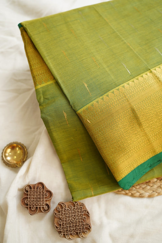 Kanchi Handloom Silk Cotton Saree PC15506