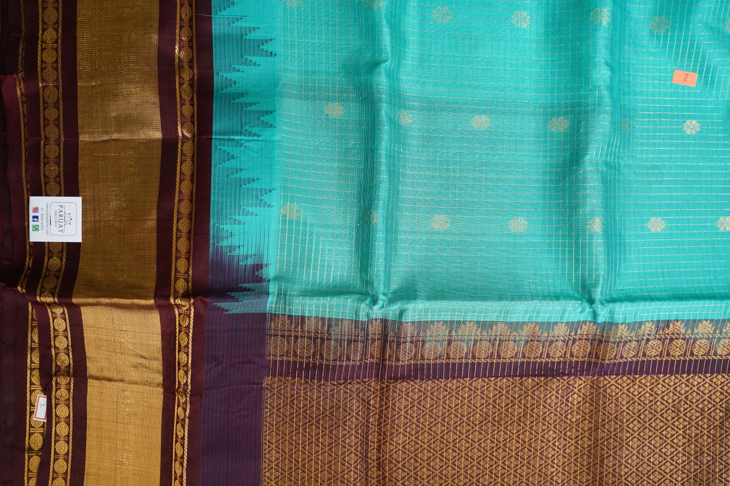 Kanchi Handloom Silk Cotton Saree PC15521