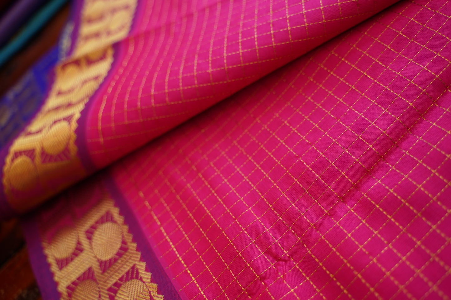 Kanchi Semi Silk Cotton Saree PC17594