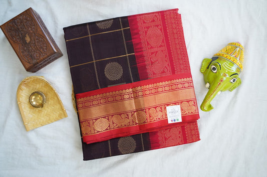 Kanchi Handloom Silk Cotton Saree PC16772