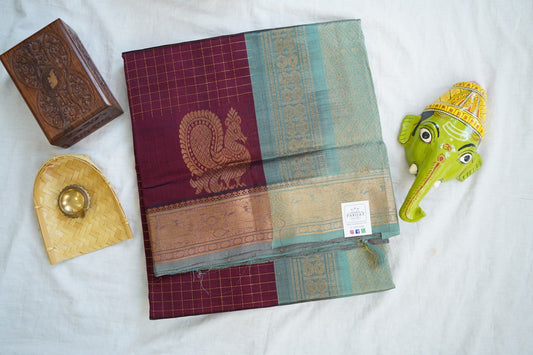 Kanchi Handloom Silk Cotton Saree PC16775