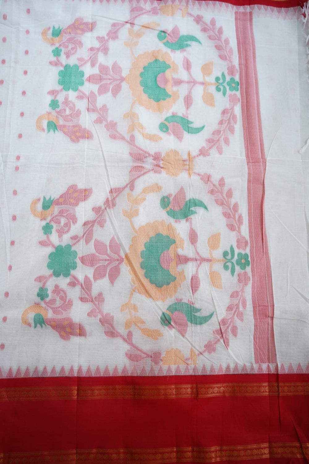 Kanchi handloom Cotton Saree PC13401