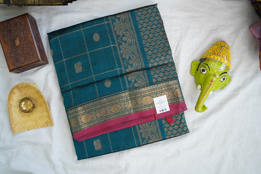 Kanchi Handloom Silk Cotton Saree PC16765