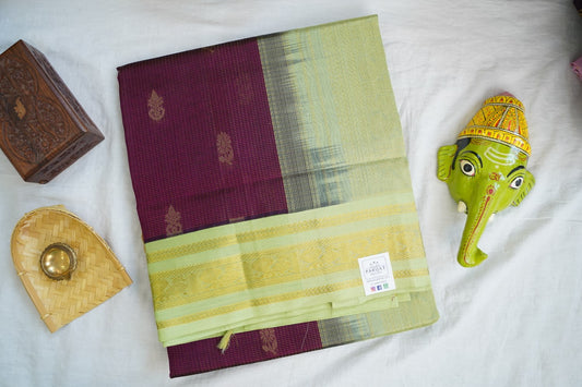 Kanchi Handloom Silk Cotton Saree PC16766