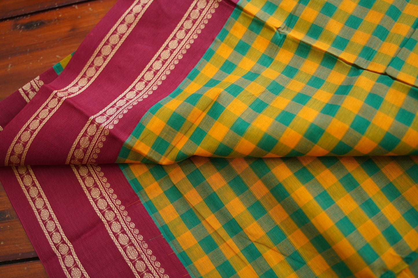 Chettinad handloom Cotton Saree PC17599