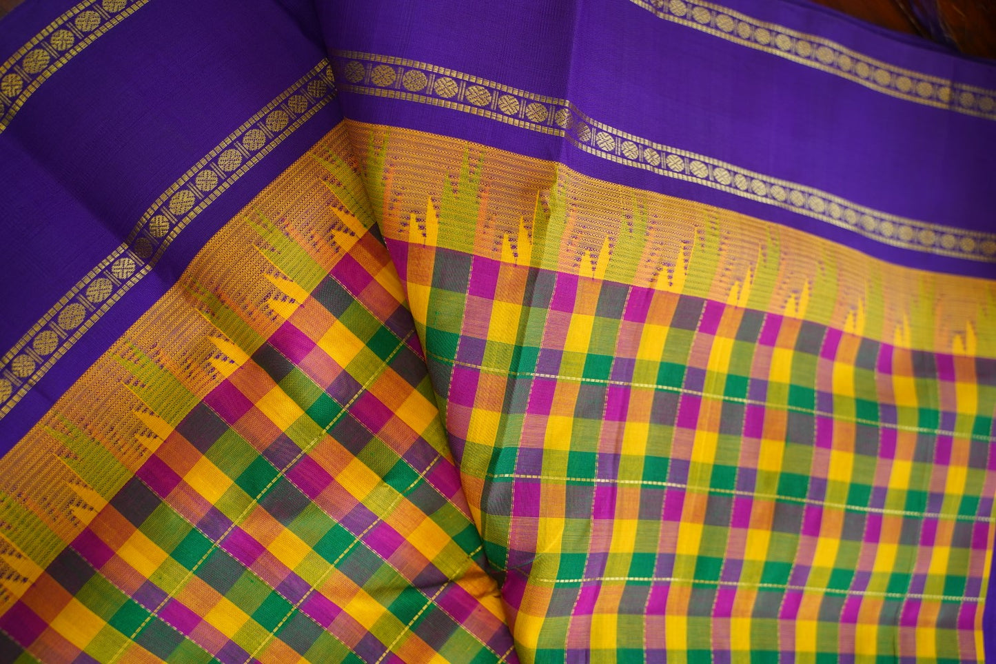 Kanchi Handloom Silk Cotton Saree PC16747