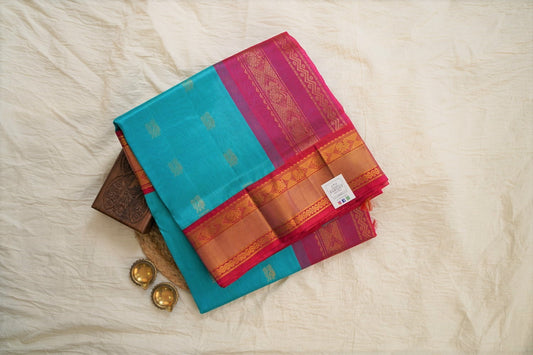 Kanchi Handloom Silk Cotton Saree PC15588