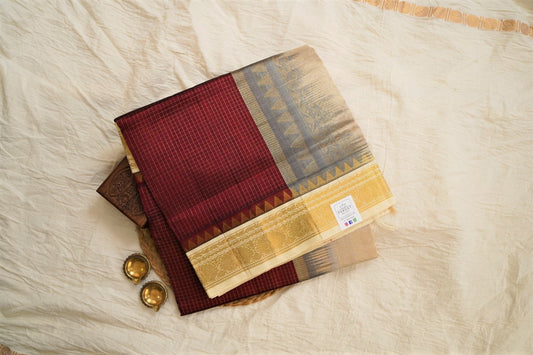 Kanchi Handloom Silk Cotton Saree PC15543