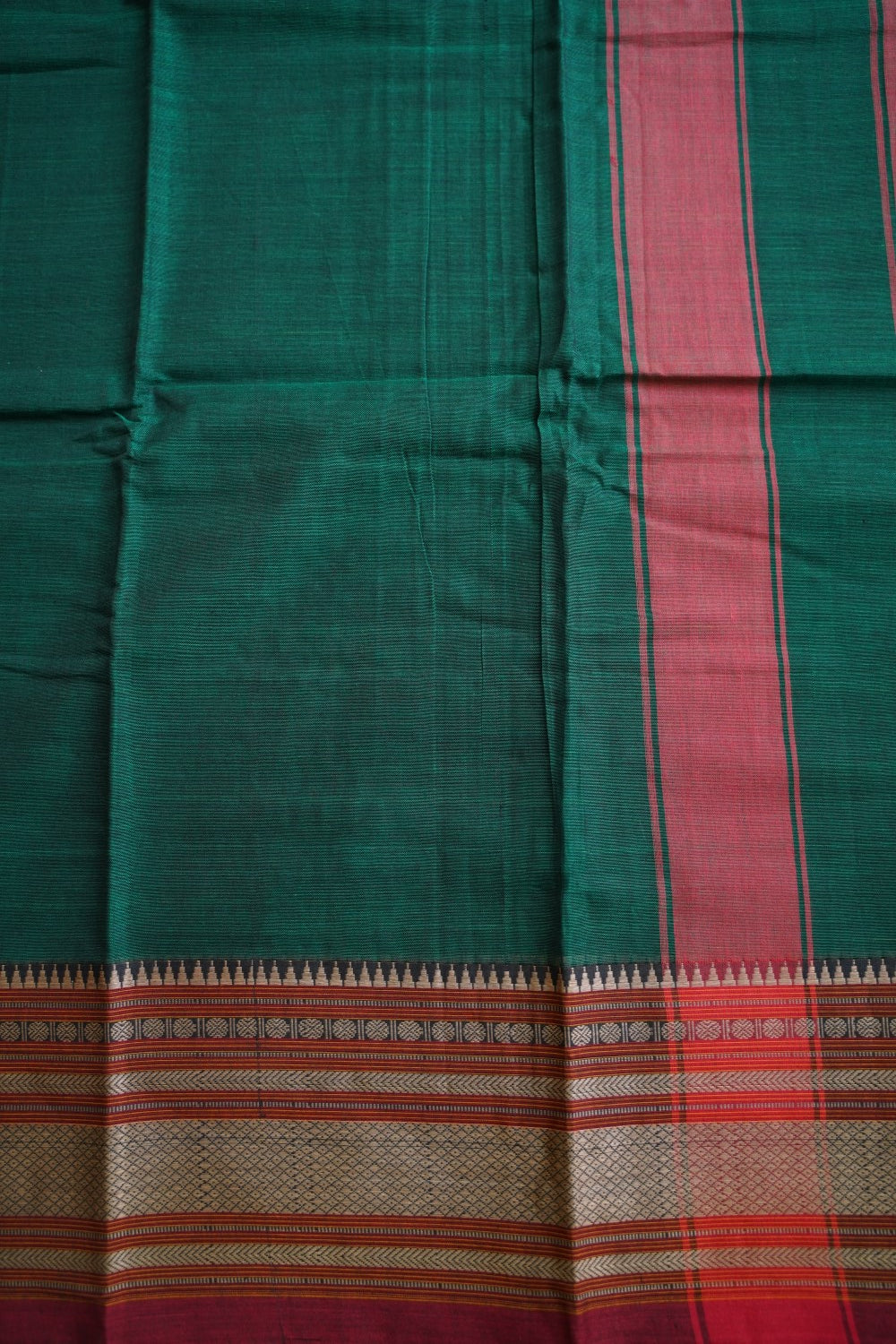 Narayanapet handloom Cotton Saree with Thread border PC13002