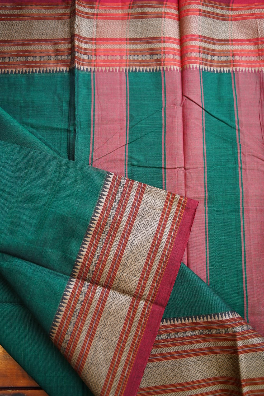 Narayanapet handloom Cotton Saree with Thread border PC13002