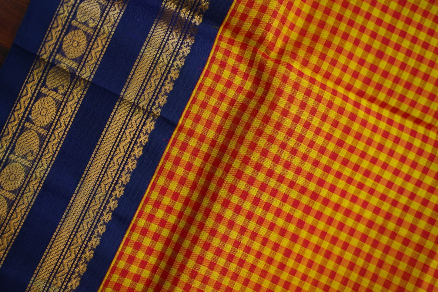 Kanchi Handloom Silk Cotton Saree PC16754