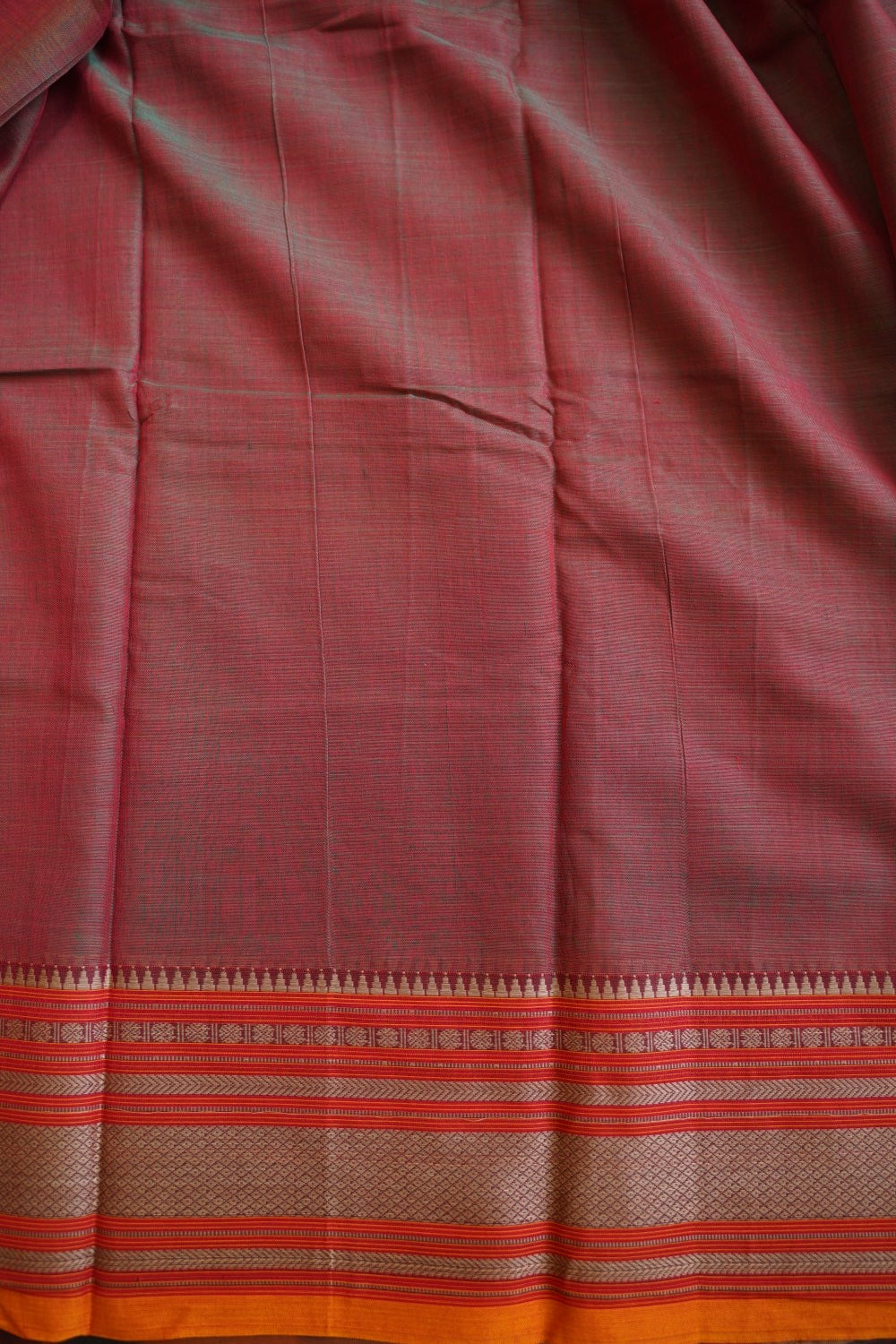 Narayanapet handloom Cotton Saree with Thread border PC12998