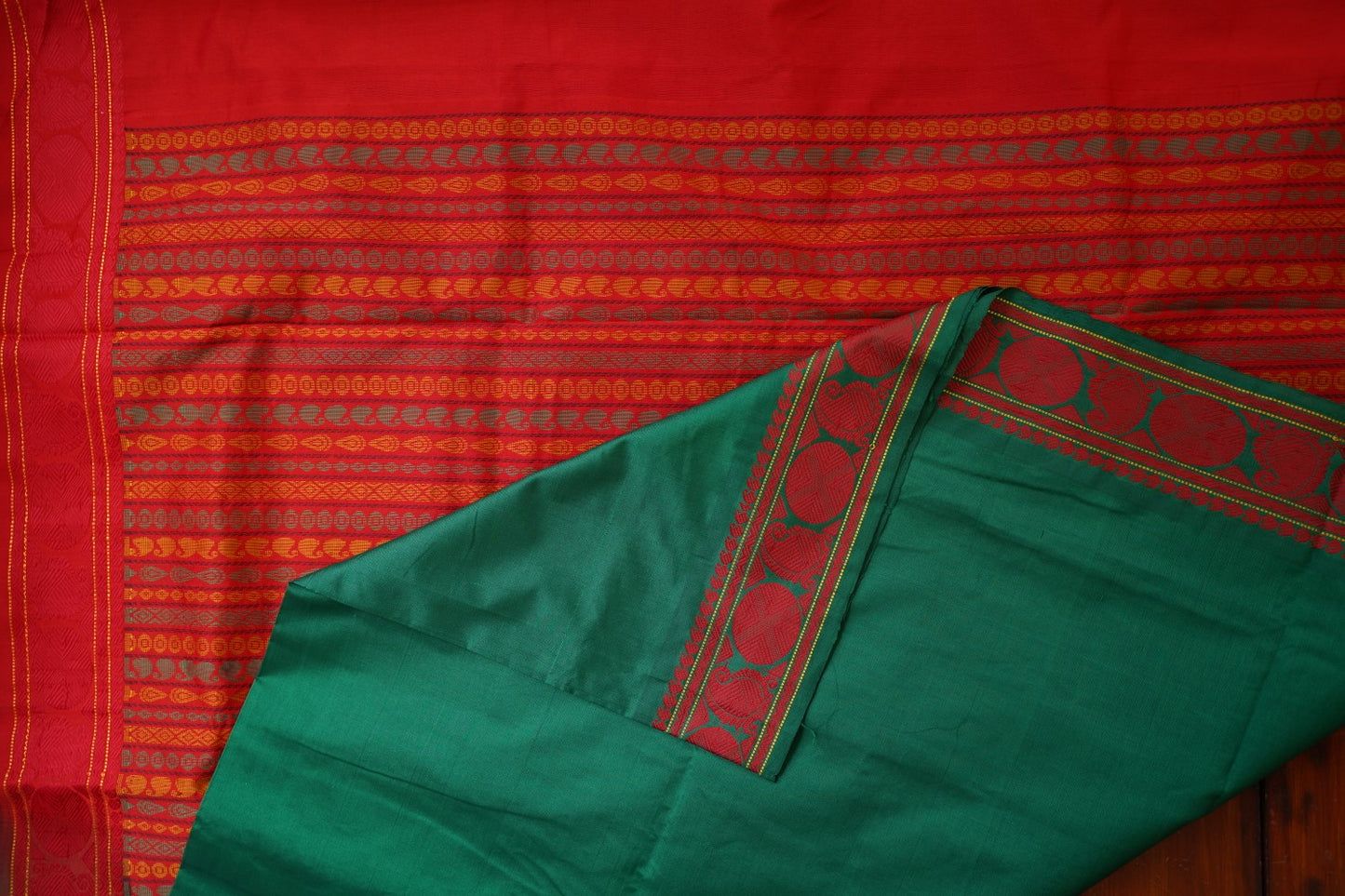 Kanchi Semi Silk Cotton Saree PC15556