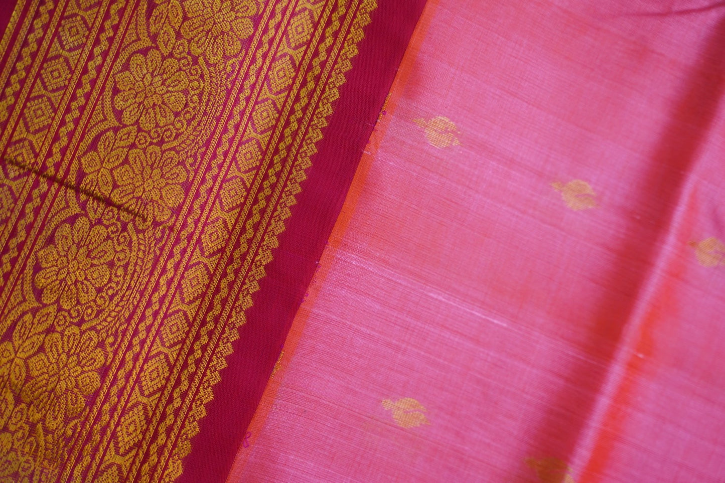 Kanchi Handloom Silk Cotton Saree PC16765