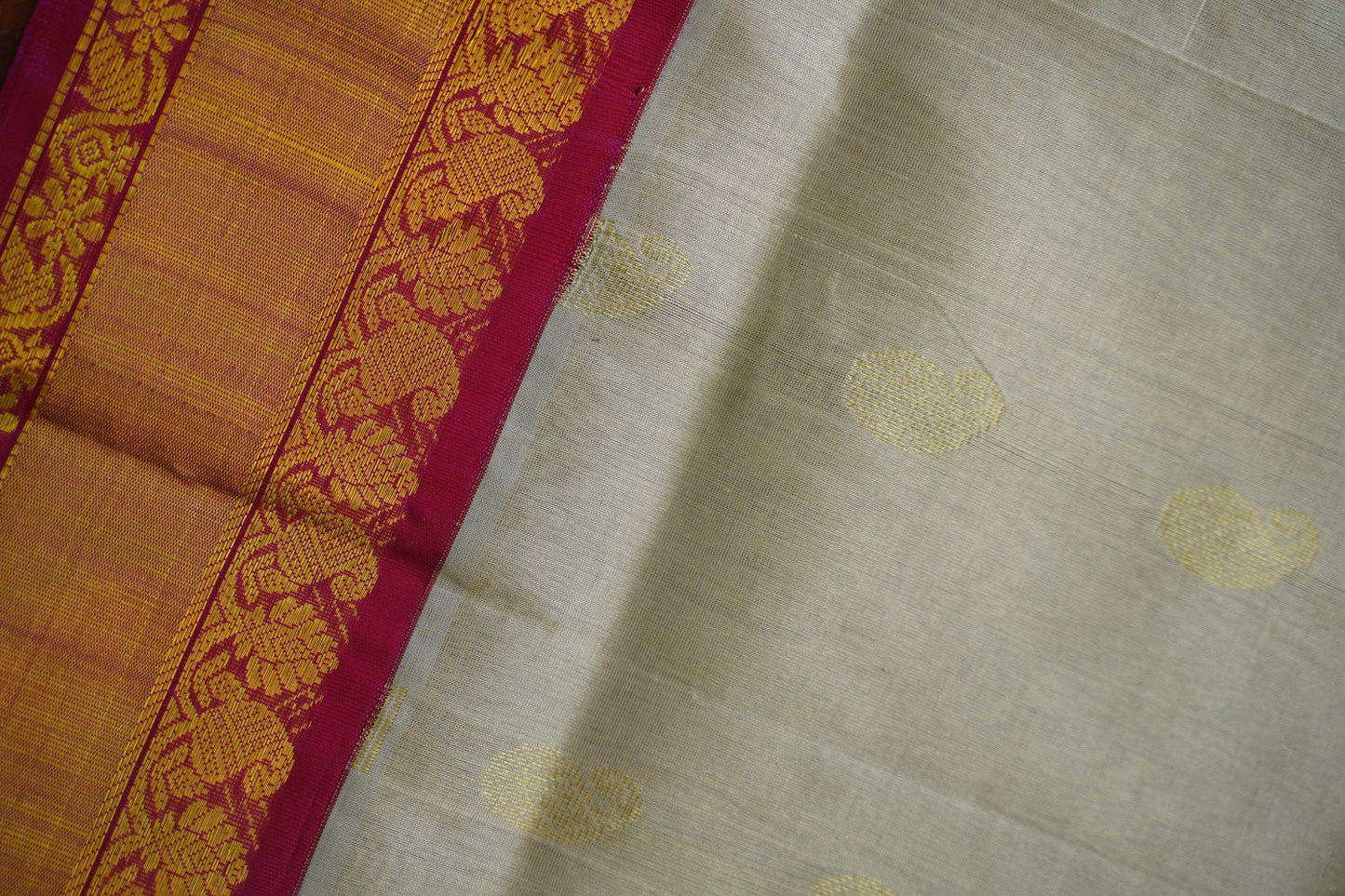 Kanchi Handloom Silk Cotton Saree PC16771