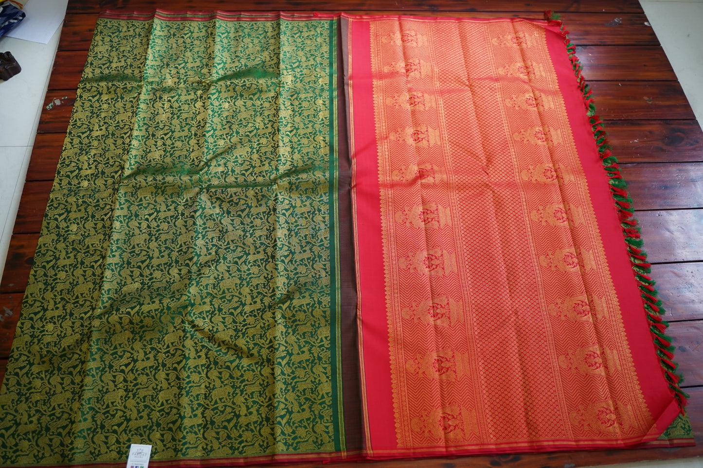 Pure Kanchi Vanasingaram Silk Saree PC13027