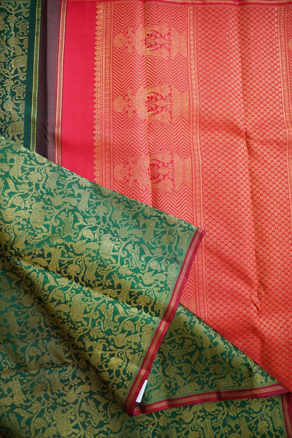 Pure Kanchi Vanasingaram Silk Saree PC13027