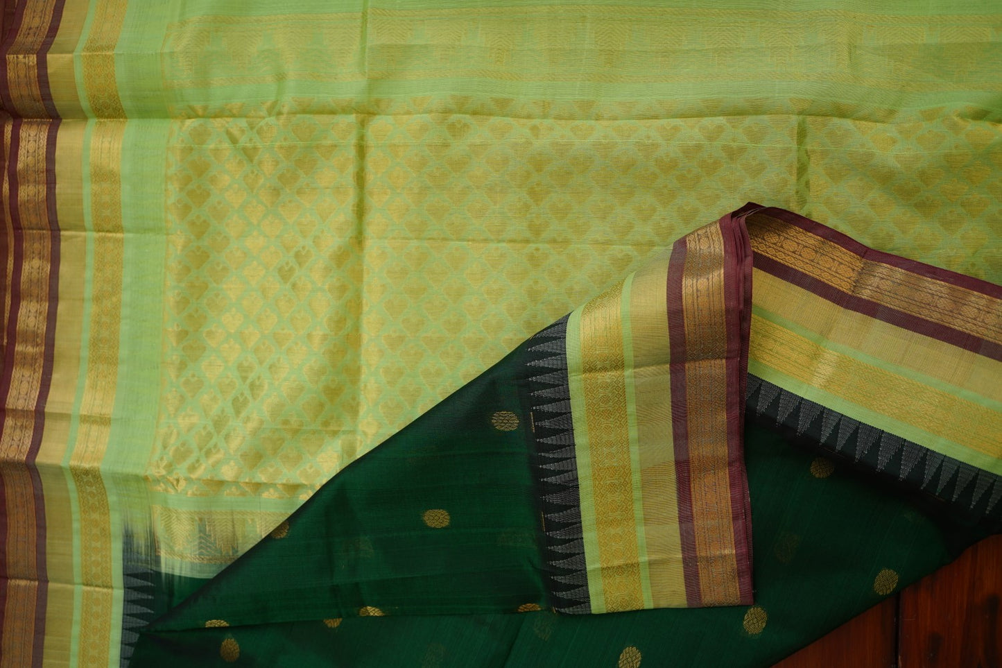 Kanchi Handloom Silk Cotton Saree PC15584