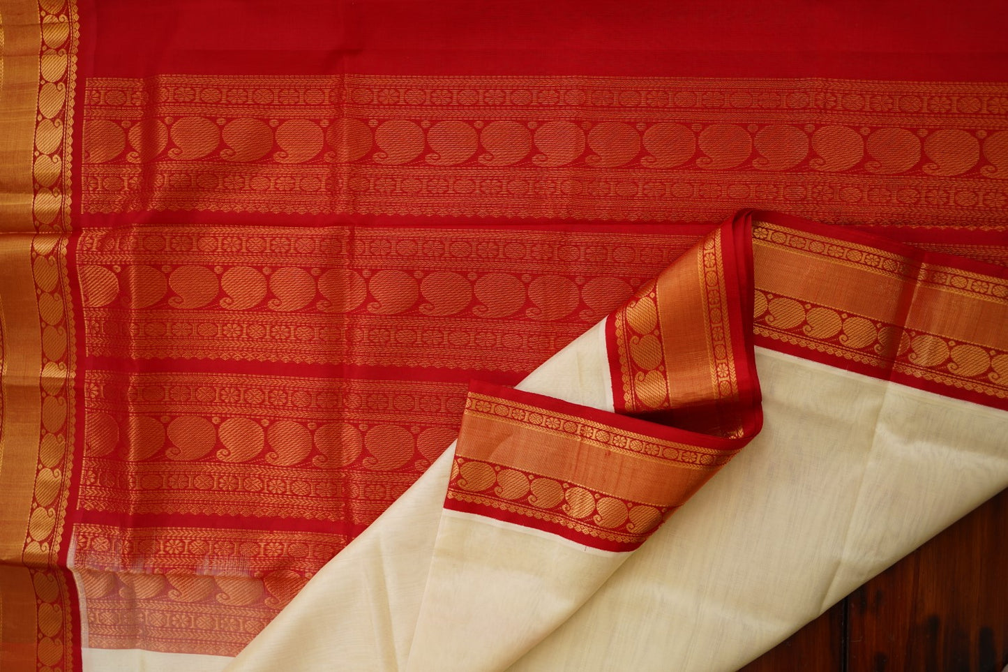 Kanchi Handloom Silk Cotton Saree PC15596