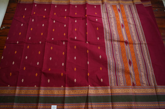 Kanchi handloom Cotton Saree PC13031