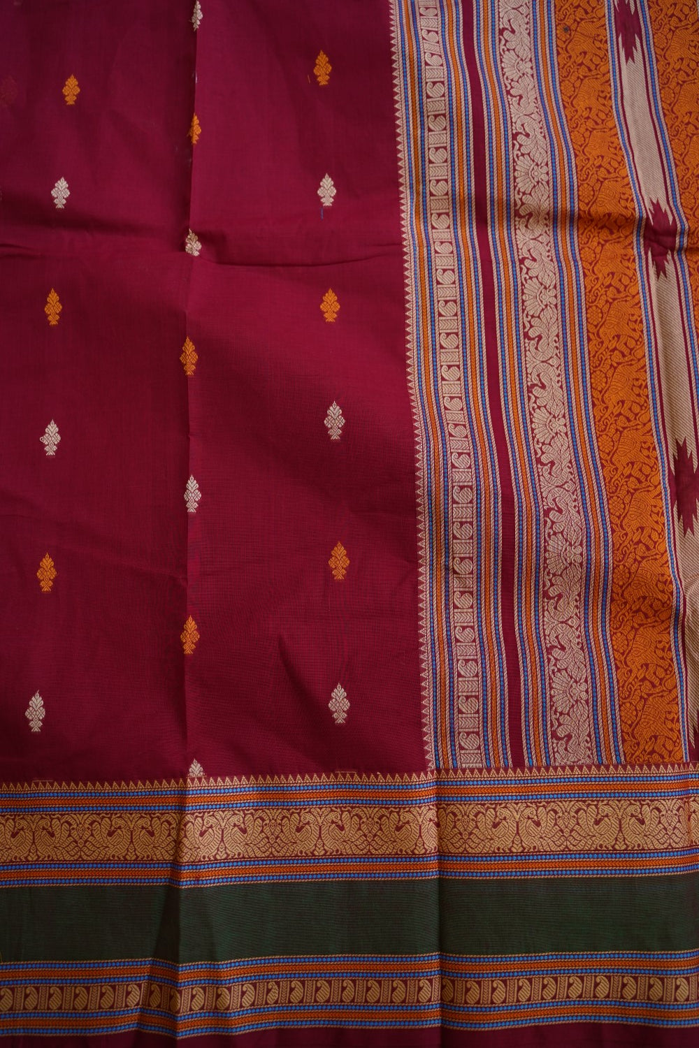 Kanchi handloom Cotton  Saree PC13031