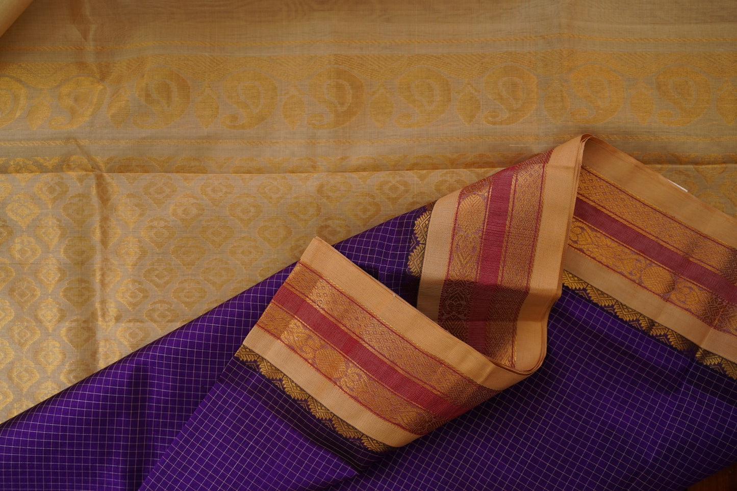Kanchi Handloom Silk Cotton Saree PC15593