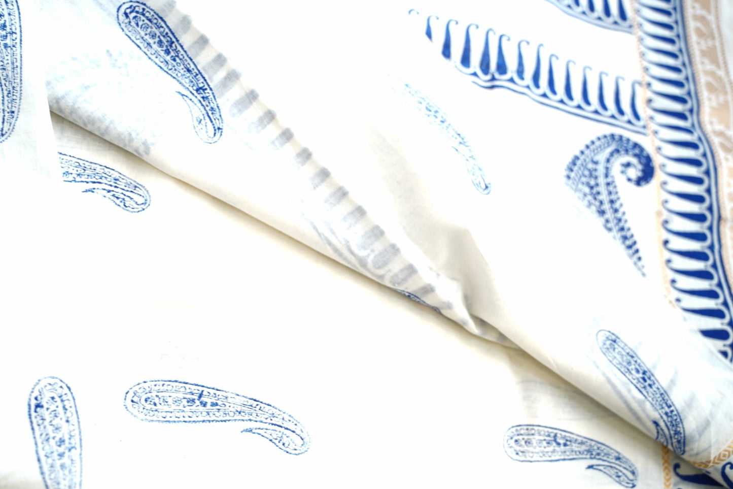 Block Printed Chettinad Cotton Saree PC17626