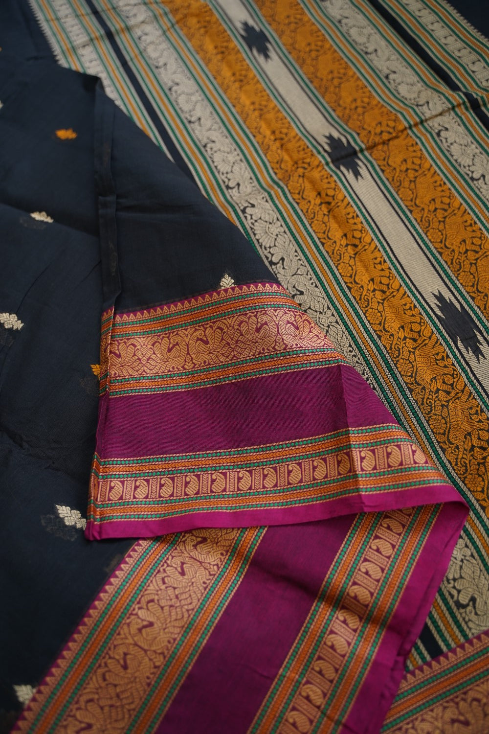 Kanchi handloom Cotton Saree PC13035